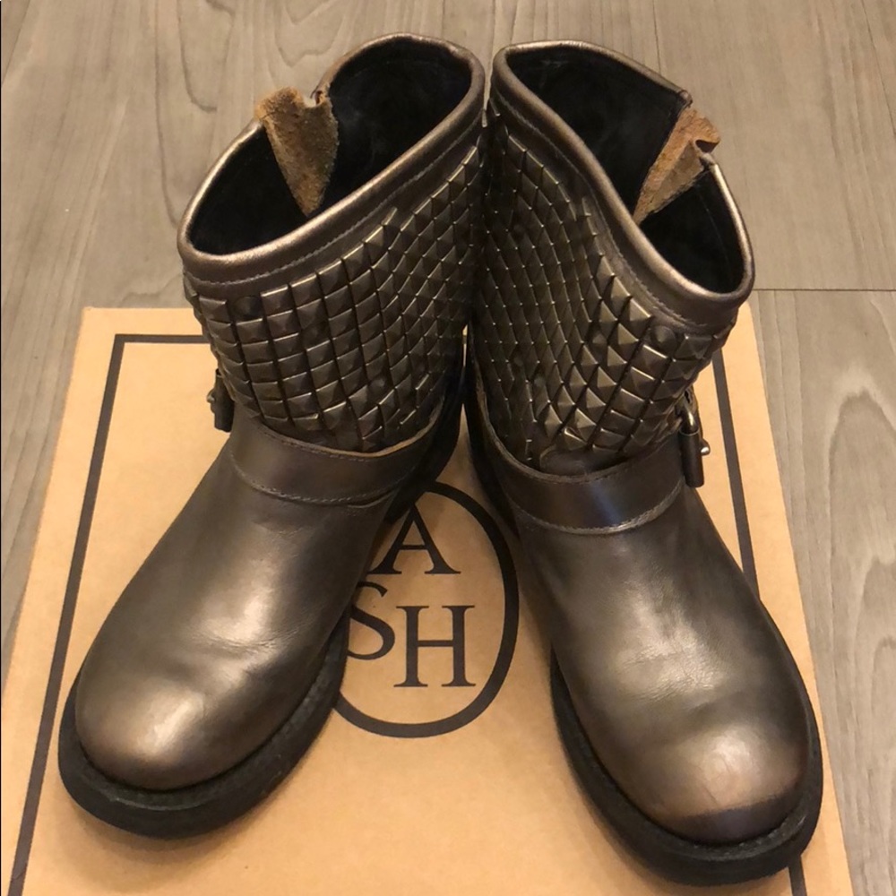 Ash Tennesse Studded Buckled Boots